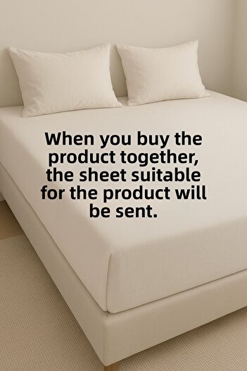 Uçkan home 100% Cotton Double Bed Sheet 240X260
