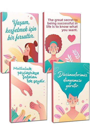 STOREMAX Snshop Butterfly Motivational Therapy Notebooks Set of 4 467437