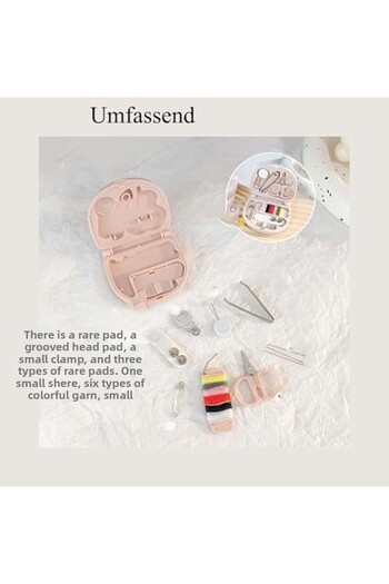 STOREMAX Snshop 1Pc Mini Sewing Kit, Portable Sewing Kit, for Travel, Suitable for Beginners