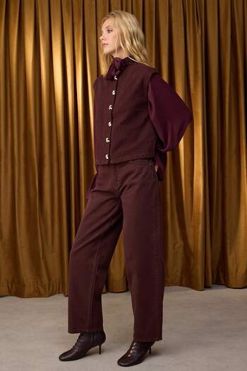Trendyol Collection Sonderkollektion Braune Düşük Bel Loose Baggy Jeans TWOAW26JE00009