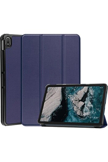 SIGLOO Husa Slim Smart Cover Trifold pentru Lenovo Tab M10 Plus 10.6 inci dark blue