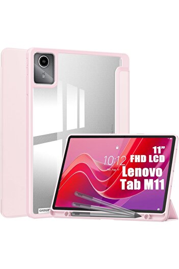 SIGLOO Premium case for Lenovo Tab M11, 11", synthetic leather, Smart Pen holder, pink