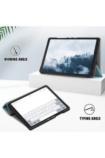 SIGLOO Husa Slim Trifold Smart Cover Samsung Galaxy Tab S8+ S7+ S7 FE 12.4 inci painted tree