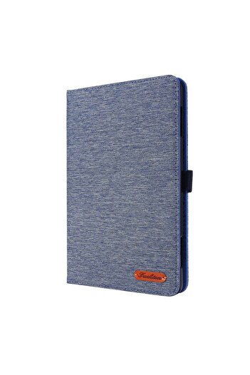 SIGLOO Husa fullcover de tip stand pentru Amazon Fire HD 8 si Fire HD 8 Plus 8 blue jeans textile
