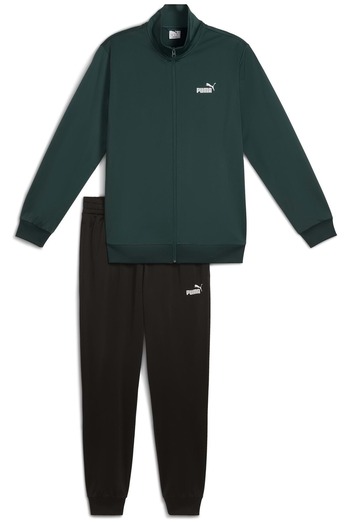 Puma Ess Poly Suit 684847 Men's Casual Tracksuit Set Green