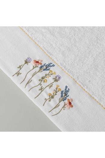 Linens White Wister Bamboo Face Towel 50X85 cm