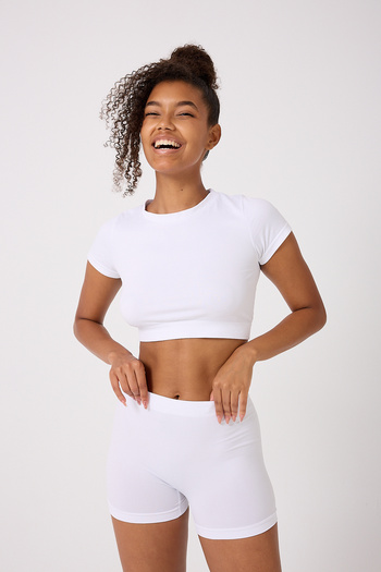 FOREVER MORE 3 Pack Women's Seamless Basic Boxers