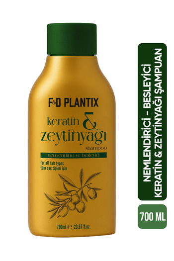 F&D Plantix Olive Oil Keratin Moisturizing & Nourishing Shampoo Moisturizing & Nourishing 700ml