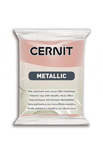 Cernit Metallic Polymer Clay 56Gr Pink Gold 052