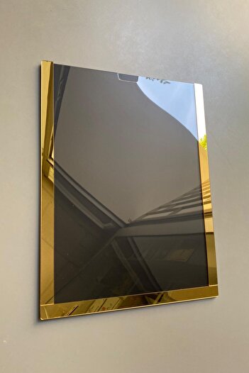 Yönline 10-Piece A4 Gold Document Frame Sticking to the Wall - Modern Foil with Easy Use