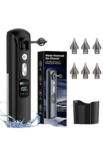 OEM Electric Ear Cleaner, Cordless, 8 Pressures, Digital, Rechargeable