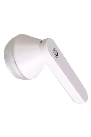OEM Lint remover, stainless steel blades, rechargeable, for clothes, sweaters, animal hair, compact, white