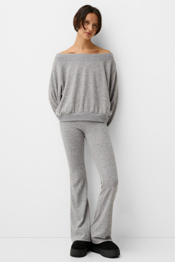 Madmext Gray Blouse Trousers Double Suit Mg2289