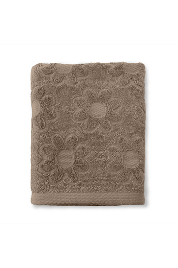 Altınbaşak Solana 100% cotton 2-piece hand towel set 50 x 90 dark beige