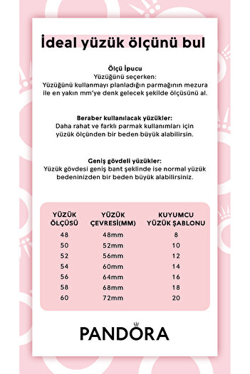 Pandora Oval Işıltılı Hale İddialı Yüzük