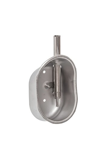 Zep Automatic drinking bowl for piglets, stainless steel, 15 × 21 × 9 cm, 1/2 inch connection