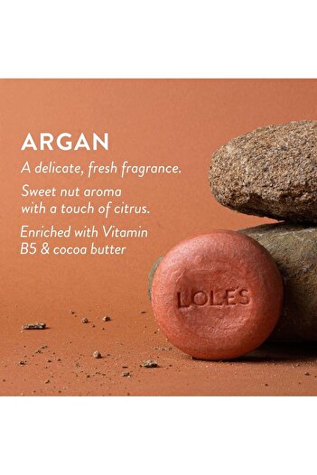 Lole's Shampoo Bar and Conditioner 2in1 with Argan Oil for Nourish & Deep Moisture