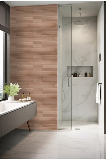 DECOMALL Suya Dayanıklı 100 x 100cm Mutfak Banyo Zemin Mermer Mobilya Fayans Yapışkanlı Folyo Kaplama Code137