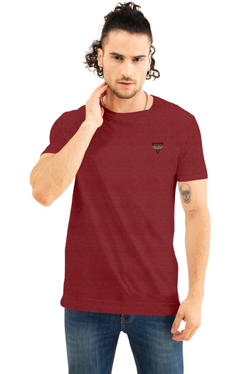 COLOR HUNT Stretch Cotton Mens Crew Neck T- Shirt with Treding Prints