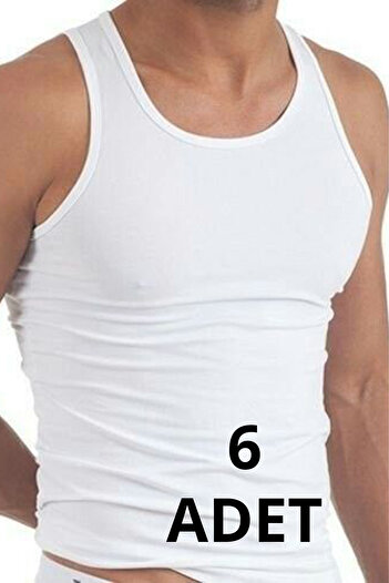 Stars Underwear Men's Undershirt 6 Pcs 100% Cotton Passion
