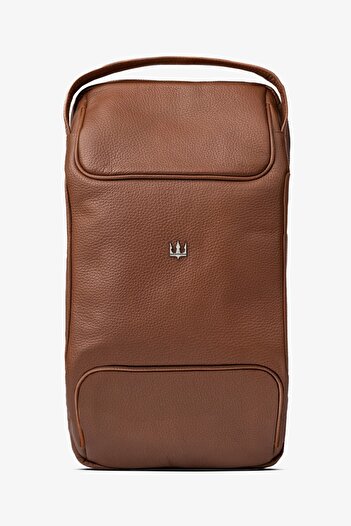 Getto Deri Grain Genuine Leather Backpack