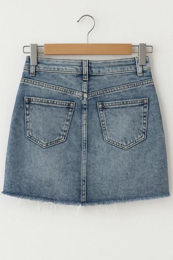 Hilal Akıncı Kids Girl's Denim Skirt