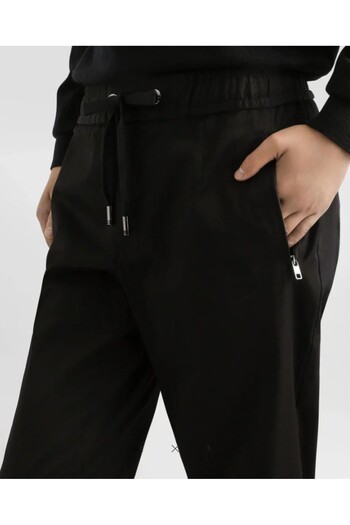 Dolce&Gabbana Jeans Black Logo Detailed Trousers
