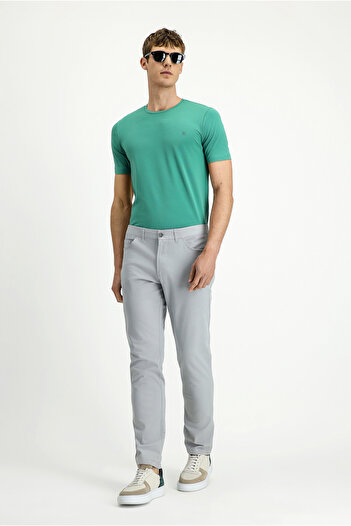 Kiğılı Slim Fit Slim Fit Lycra Canvas / Chino Trousers
