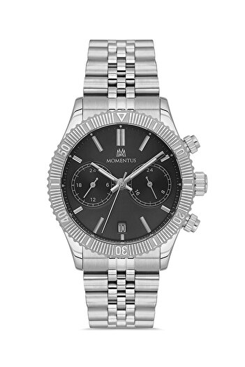 Momentus Sm389S-04Ss Steel Men's Wristwatch
