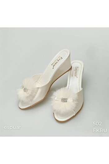 Espuar 502 Women's Slippers - Ecru