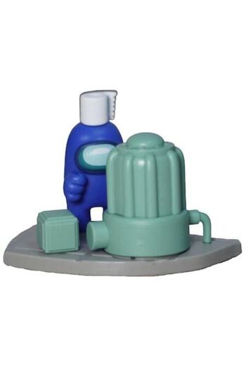 AMONG US Set Figurine Among Us, 4 piese+2 etichete, V2, Toilet Paper 10x7.5cm