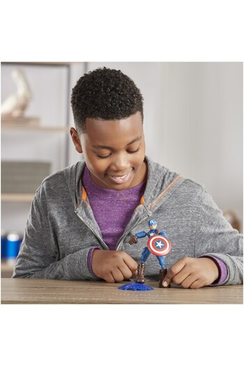 AVENGERS Figurina Bend and Flex - Captain America, 15 cm