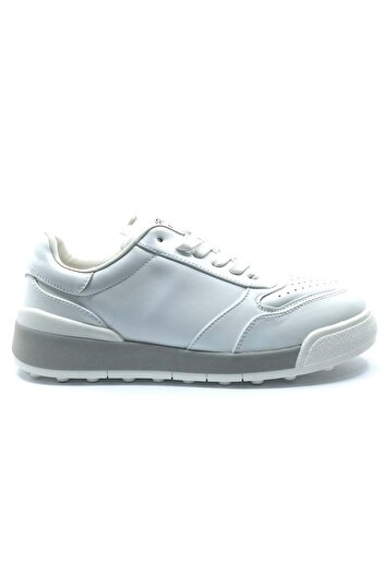 Lufian 112230192 Noah Sneaker Erkek Deri Ayakkabı BEYAZ