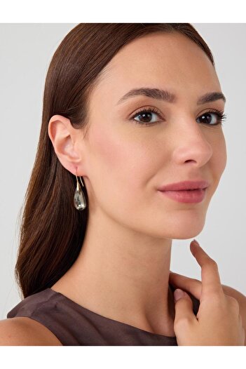 Jimmy Key Bronze Drop Figured Elegant Swinging Earrings