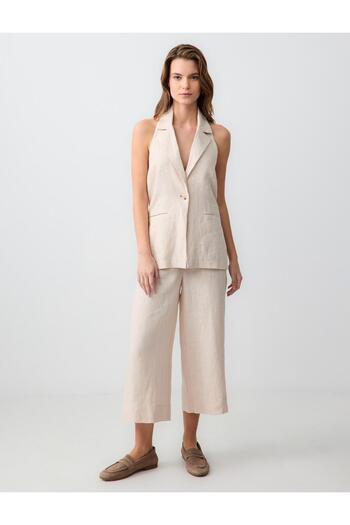 Jimmy Key Woven Stone Trousers