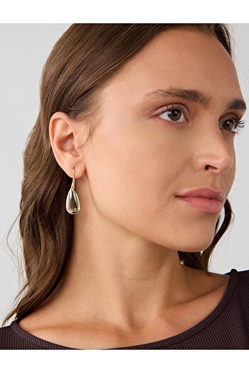 Jimmy Key Silver Color Drop Figured Hanging Elegant Earrings