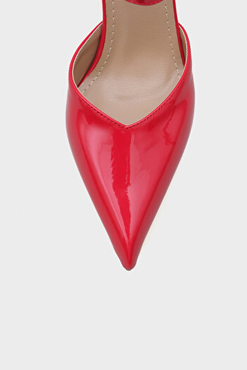 Capone Outfitters Tiff Pointed Toe Mid Heeled Ankle Strap Women's Shoes