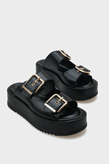 Capone Outfitters Papuci de damă Marley cu cataramă dublă cu toc pană
