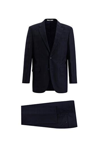 Kiğılı Regular Fit Wool Classic Plaid Suit