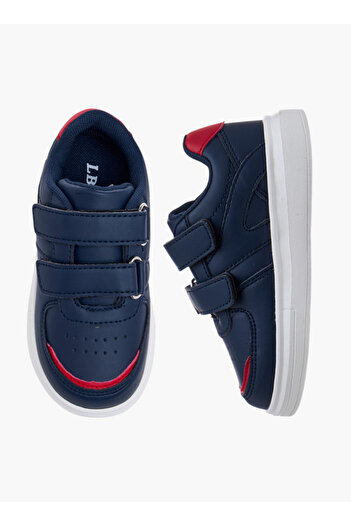LBL by Shoexpress Panelled Sneakers with Hook and Loop Closure