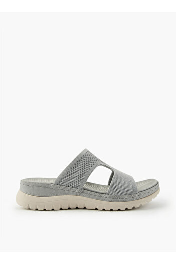 Flora Bella by Shoexpress Textured Slip-On Sandals