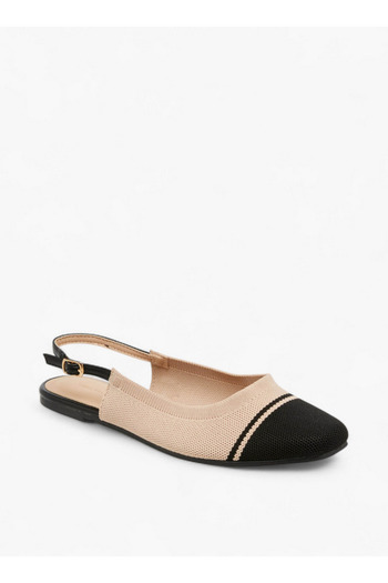 Flora Bella by Shoexpress Chain Accent Backstrap Sandals with Buckle Closure