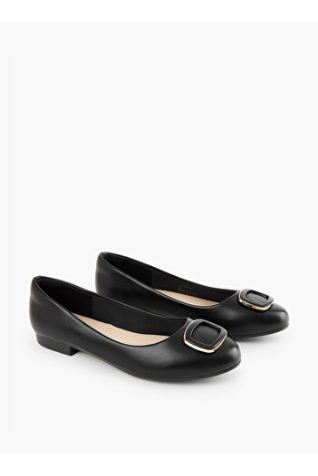 Flora Bella by Shoexpress Solid Slip-On Ballerina Shoes