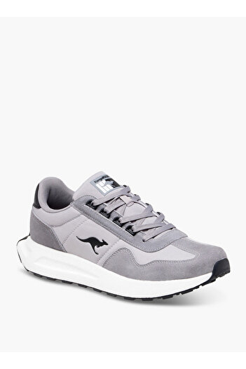Kangaroos Men's Panelled Sports Shoes with Lace-Up Closure