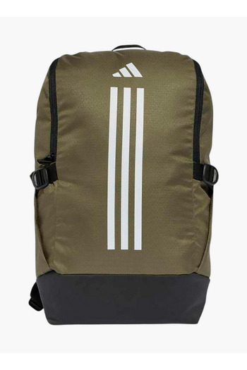 adidas Logo Print School Backpack with Adjustable Straps and Zip Closure - 16x30x46 cm