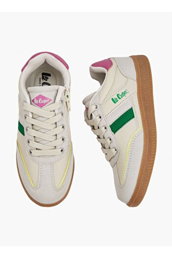 Lee Cooper Girls' Panelled Lace-Up Sneakers