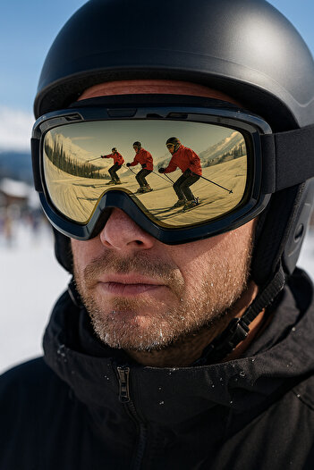 Angel Eyes Kayak Goggles Antifog Ventilated Uv Protection Sun Snow Goggles Yellowglass Snowboard Glasses Sport