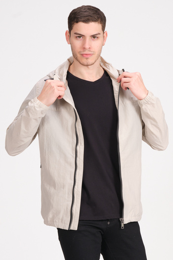 PIQUE Men coat hooded men's raincoat