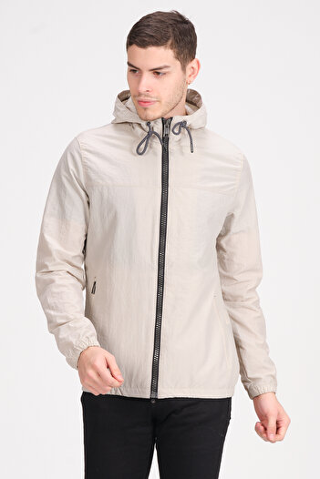 PIQUE Men coat hooded men's raincoat