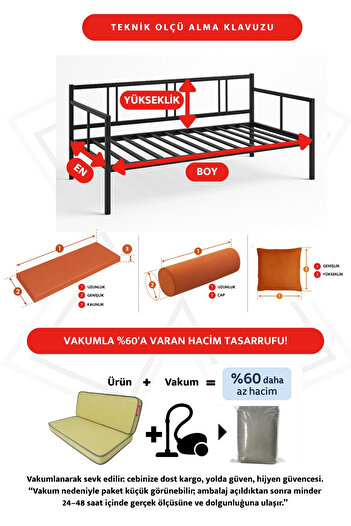 XPERMATE Özel Ölçü Palet Minderi Bahçe İç Ve Dış Mekan Minder Koltuk Minder 40x150 45x155 50x160